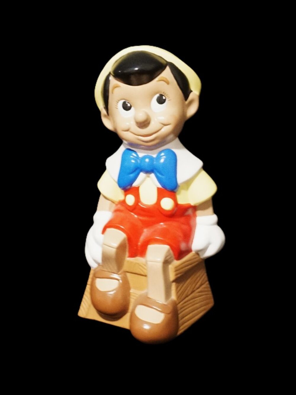 Disney Vintage Ceramic Hand Painted Pinocchio Figure